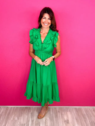 Romance Comes Easy Midi Dress