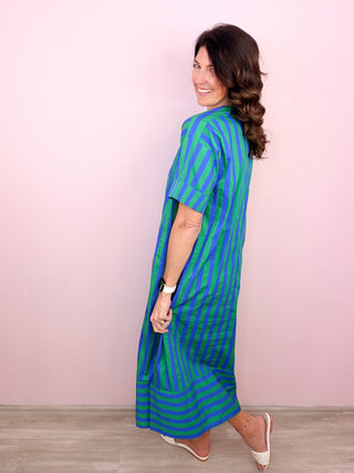 Bold Moves Midi Dress