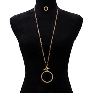 PENDANT LONG NECKLACE SET