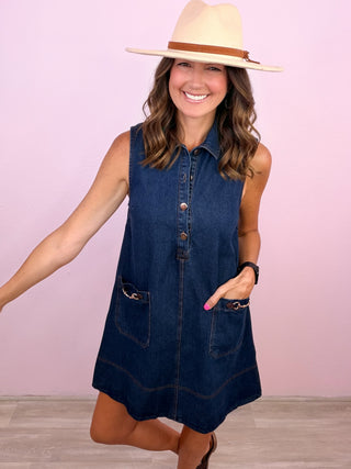 Easy Living Dress (Denim)