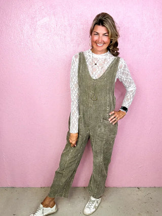 Latest Obsession Corduroy Overalls