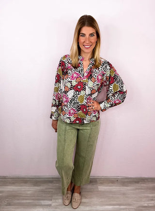 Afternoon Blooms Top