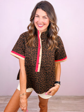 Wild Card Top (Brown)