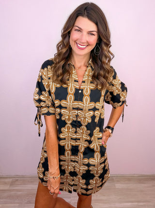 Effortlessly Bold Dress (Black)