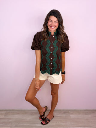 Standout Stitch Top