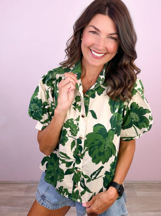 Estate Garden Top (Olive)
