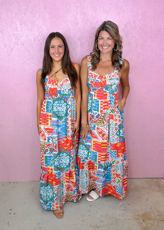 Want it All Vibrant Maxi Dress