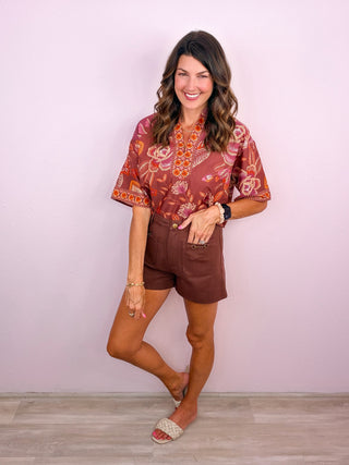 Easy Living Shorts (Brown)