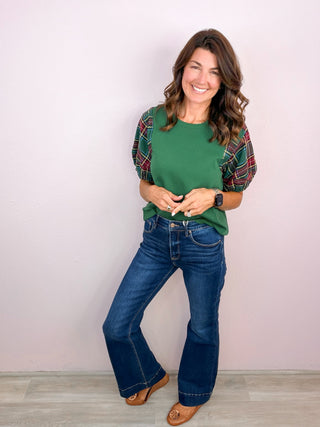 RISEN Tummy Control Flare Denim