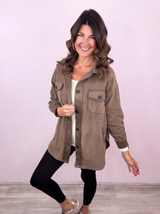 Oversized Fleece Shacket