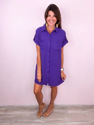 All Agendas Shirt Dress