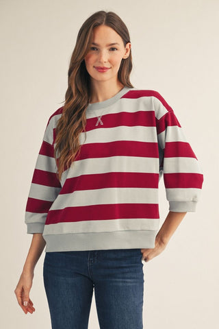 Off Duty Favorite Pullover (Burgundy)