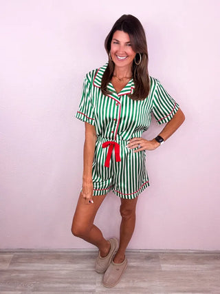 LMTD! Santa's Favorite Silk Pajama Set