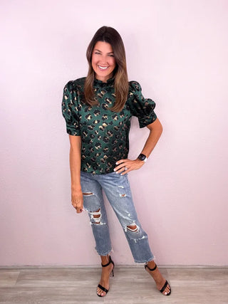 Leopard Luxe Top