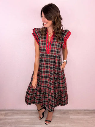 Delightful Plans Midi Dress