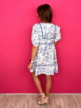 French Blue Moments Dress