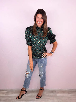 Leopard Luxe Top