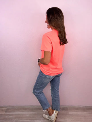 Neon Jesus Loves You Graphic Tee