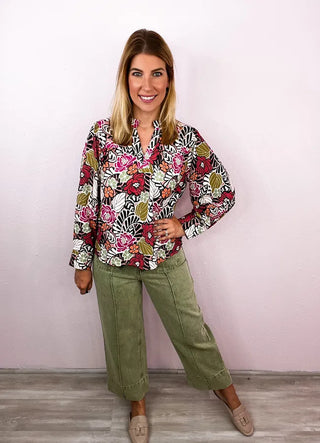 Afternoon Blooms Top