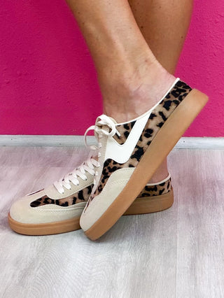 Leopard Slip On Sneakers