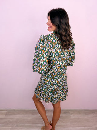 Own The Day Dress (Green)