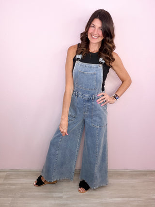 Effortless Agenda Denim Overalls