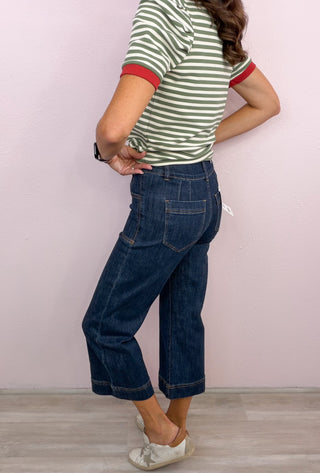 MICA HR Wide Crop Denim (Dark Wash)