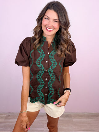 Standout Stitch Top