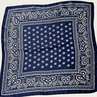 Bohemian Paisley Bandana Silky Scarf