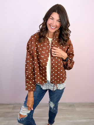 Dot & Dwell Jacket (Brown)