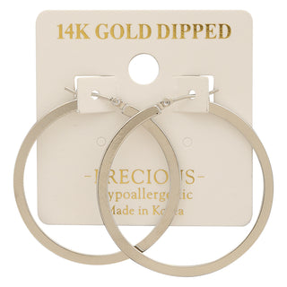 Easy Style Hoops (Silver)