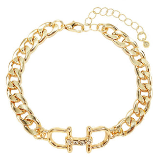 Double Horse Bit Bracelet