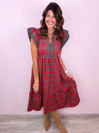 Delightful Plans Midi Dress