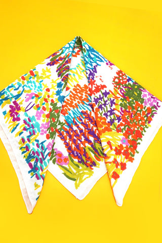 Multi Colored Abstract Scarf