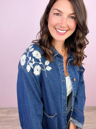 Wildflower Denim Jacket