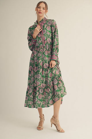 Keepsake Floral Midi Dress