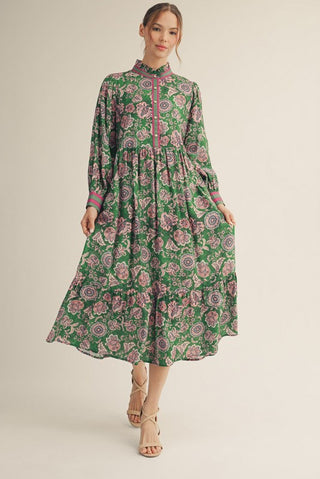 Keepsake Floral Midi Dress