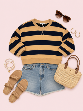 Off Duty Favorite Pullover (Caramel)