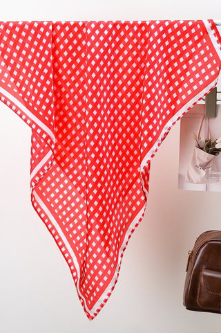Red Gingham Scarf