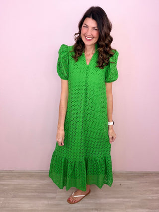 Meadow Whisper Midi Dress