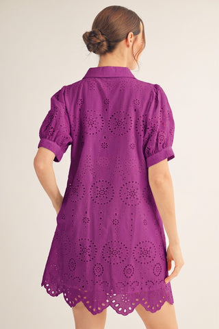Eyelet Edition Dress