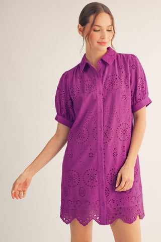 Eyelet Edition Dress