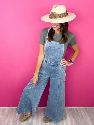 Effortless Agenda Denim Overalls