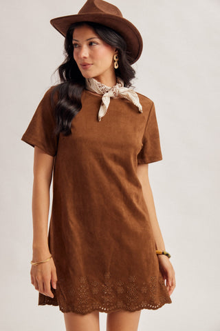 Vegan Suede Moments Dress