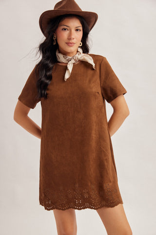 Vegan Suede Moments Dress