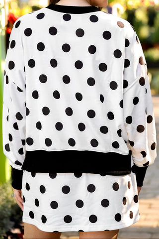 Printed Terry Skort Set