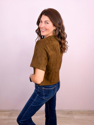Horsebit of Charm Top - Brown