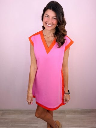 Go To Charm Dress (Pink)