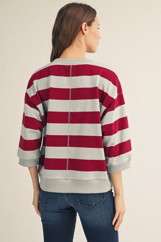 Off Duty Favorite Pullover (Burgundy)