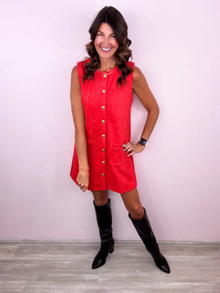 In Season Suede Dress